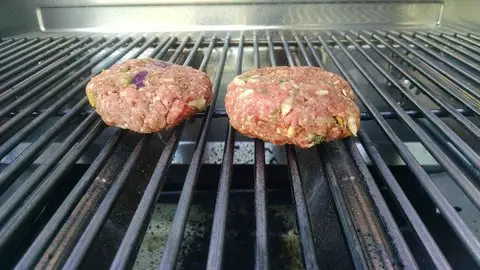 Grilling Hamburgers
